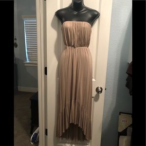 Sexy Tan Hi lo dress
